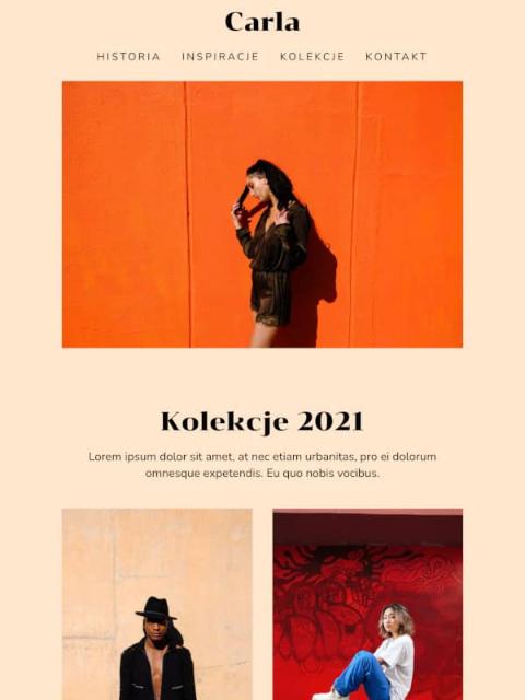 fashion website template